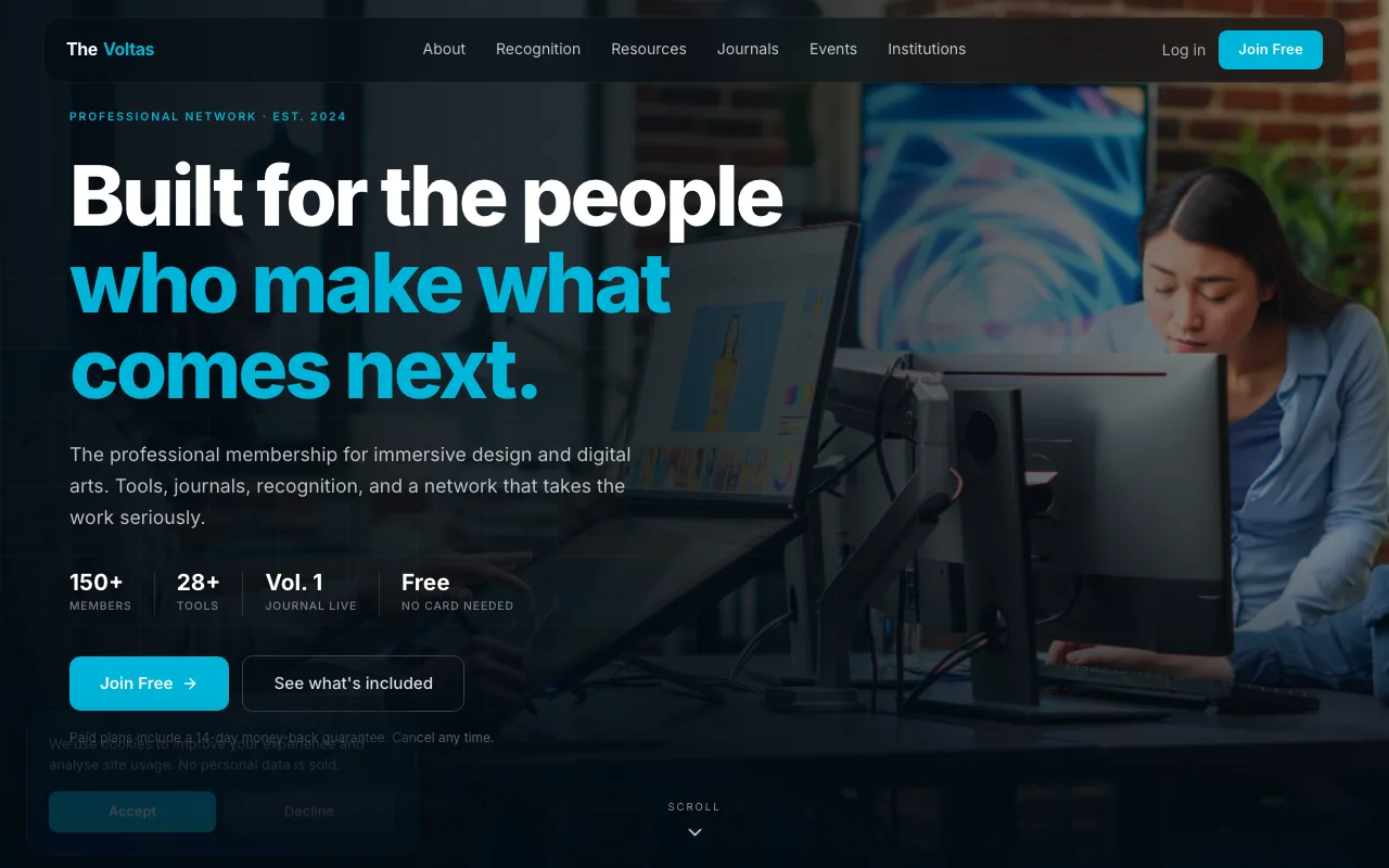 The Voltas: the homepage